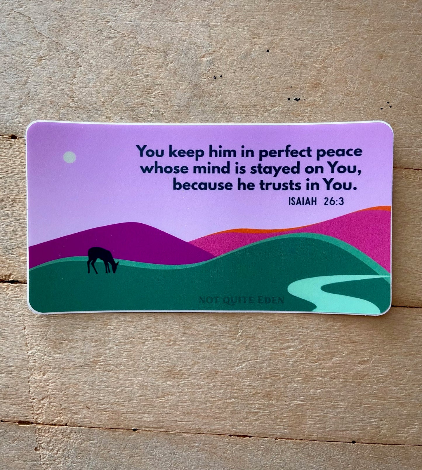 Isaiah 26:3 - Sticker