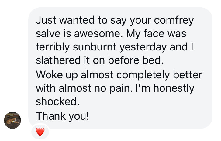 INJURY Helper - Comfrey Salve