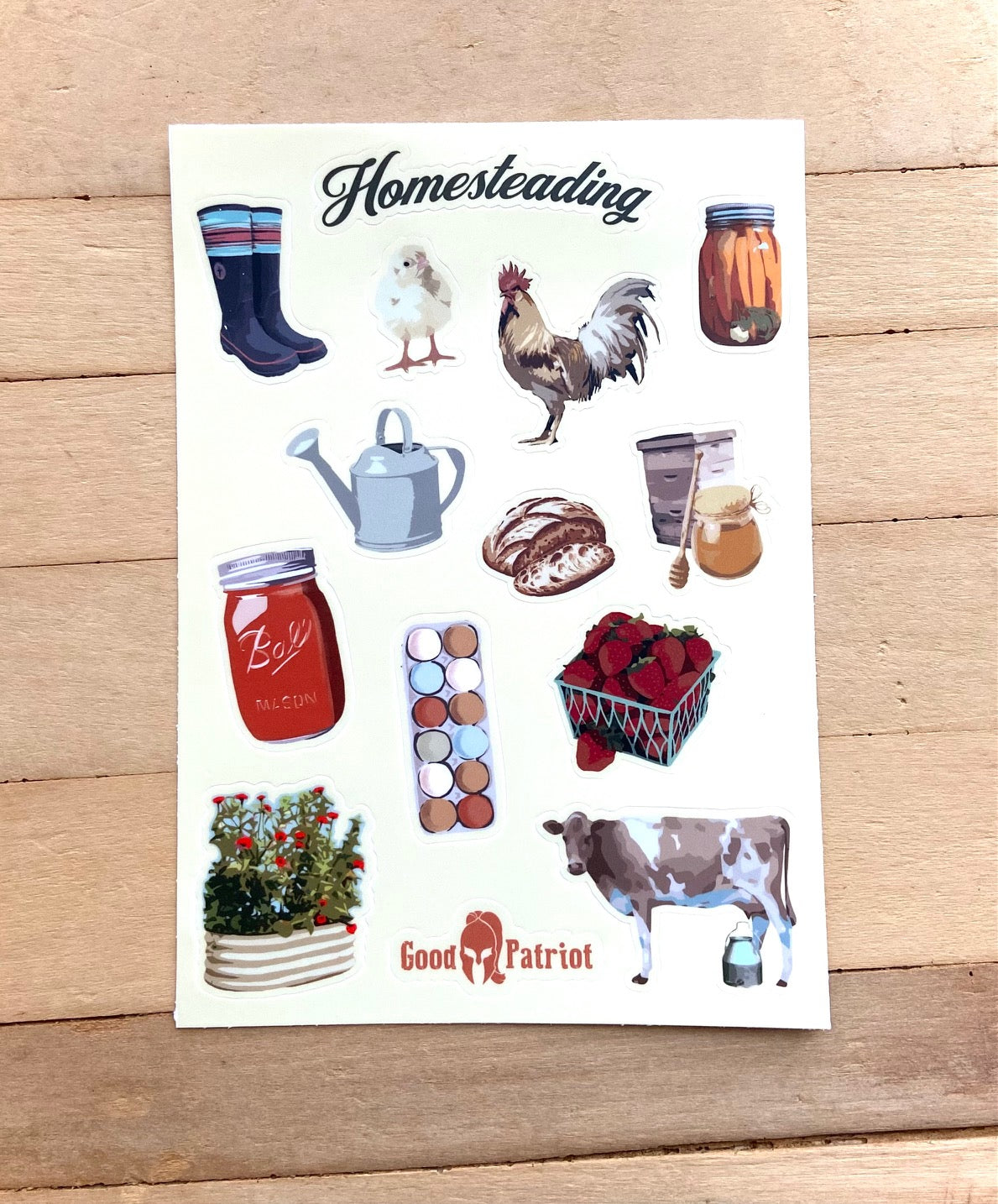 Homesteading Sticker Pack