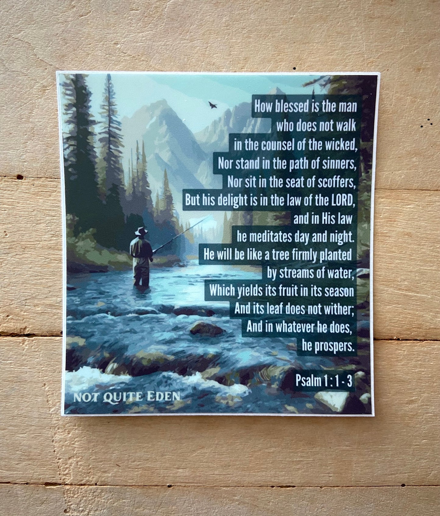 Psalm 1 - Sticker